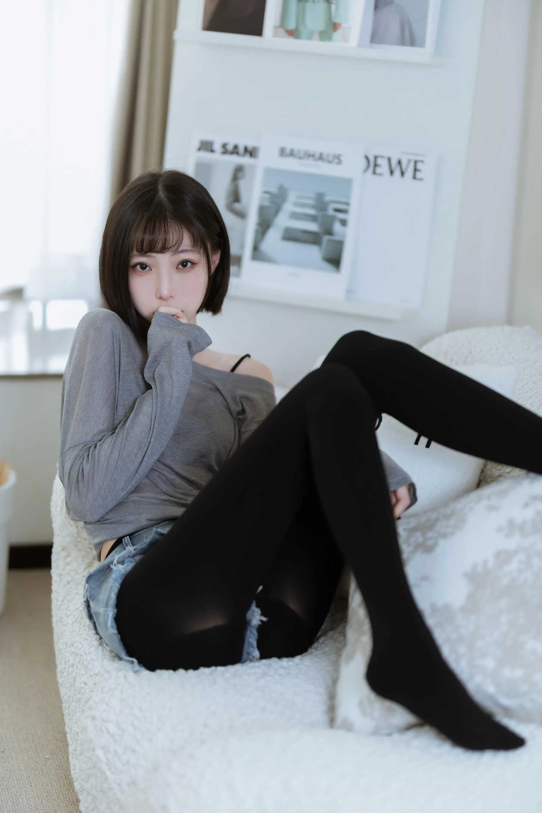 许岚LAN – NO.27 半透毛衣 [41P]插图9